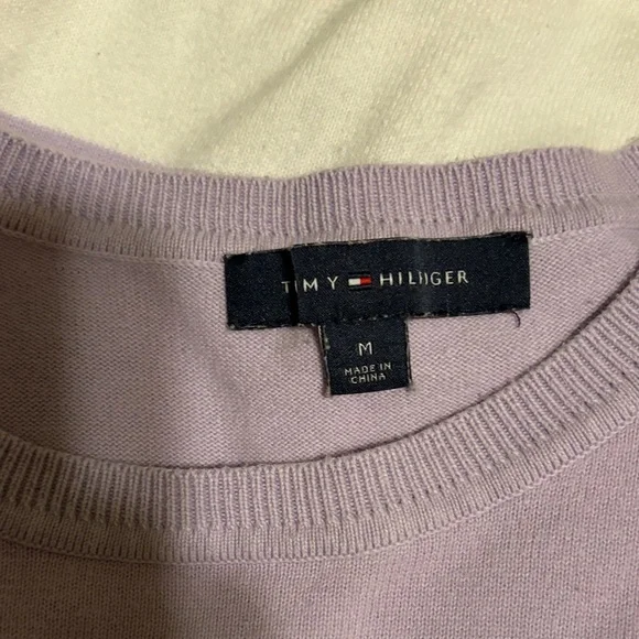 Tommy Hilfiger Light Purple Knit Top - Picture 2 of 2